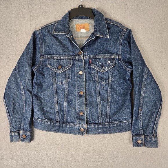Levi's Jackets & Blazers - Vintage 70s Levis Type 3 Denim Jean Trucker Jacket Womens Medium 78709-0214 USA
